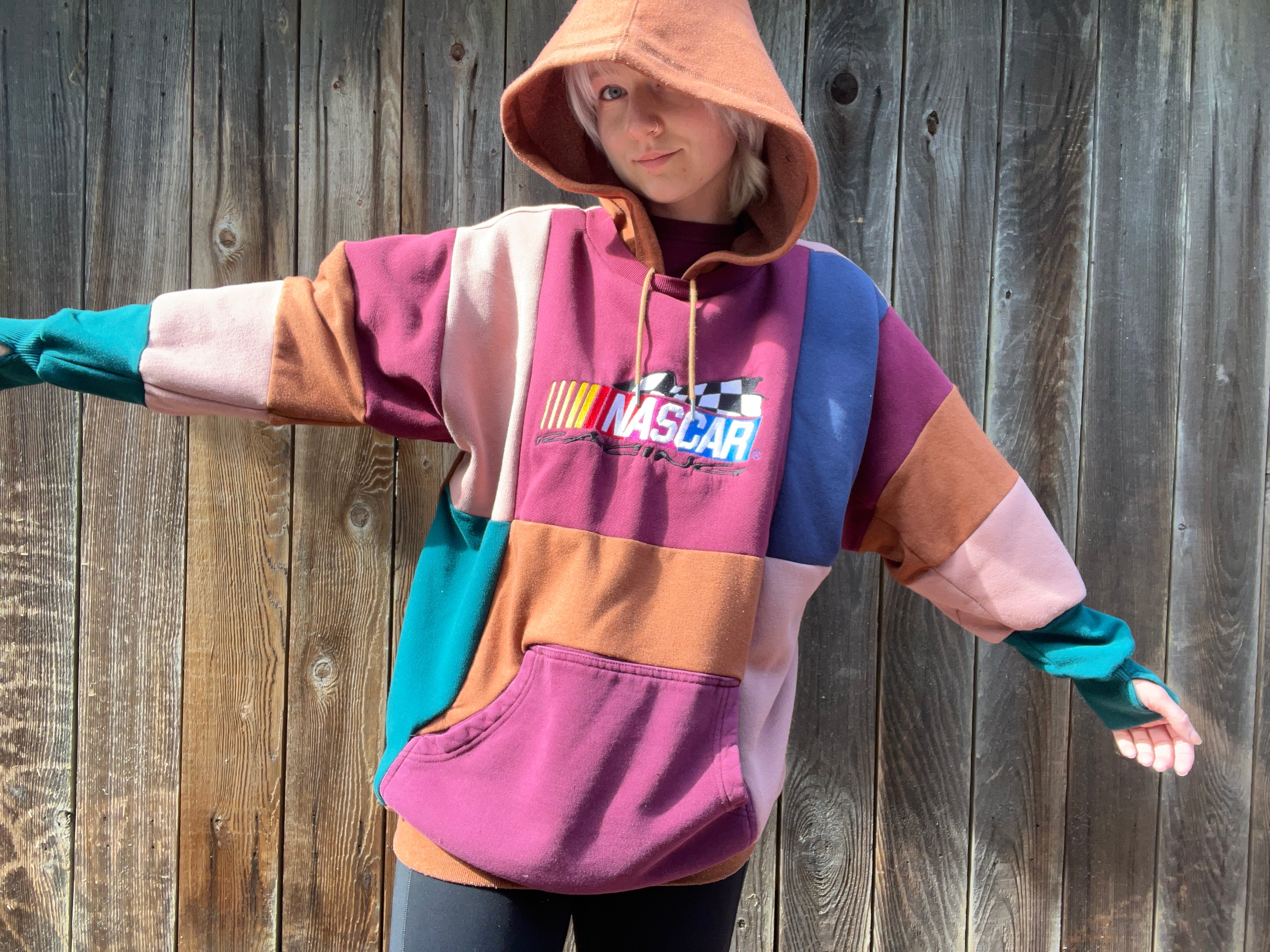 OC Patchwork Hoodie M