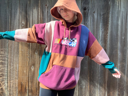 OC Patchwork Hoodie M