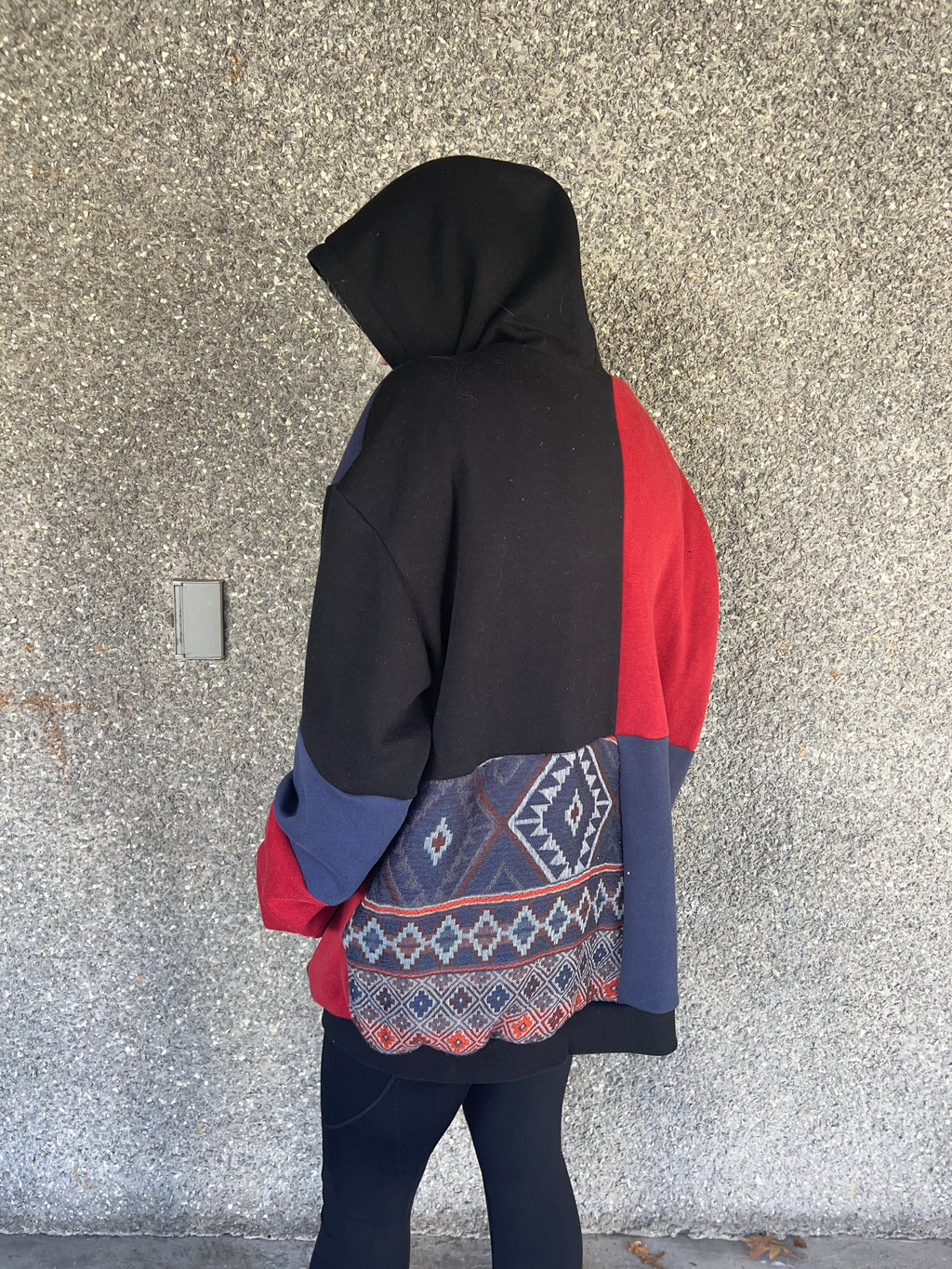 Men’s L Patchwork Hoodie