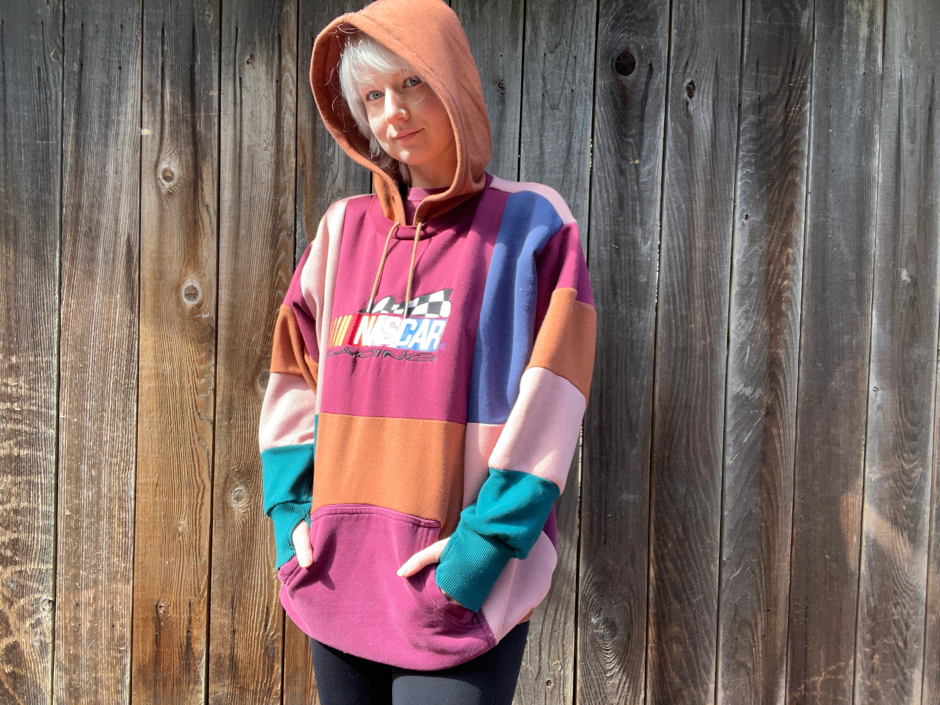 OC Patchwork Hoodie M