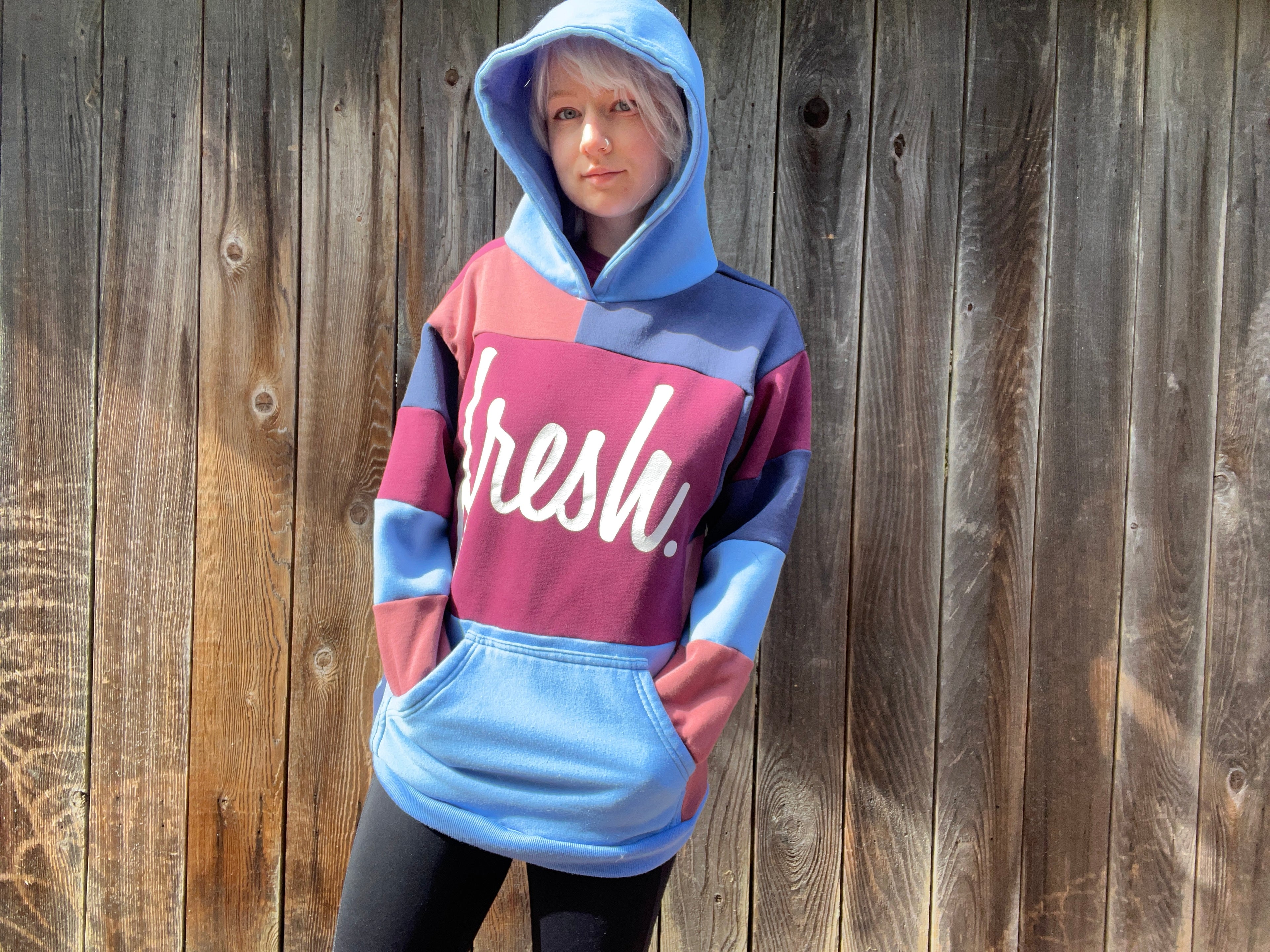 The First Patchwork Hoodie M
