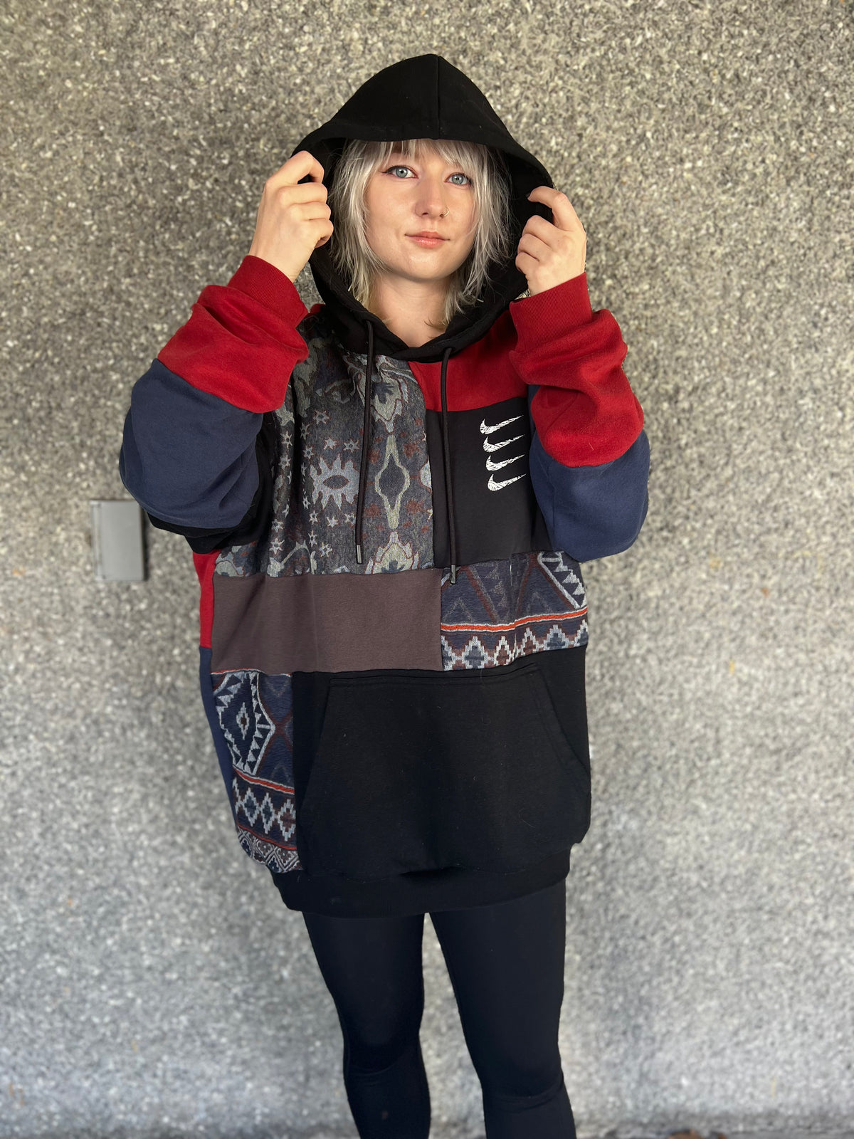 Men’s L Patchwork Hoodie